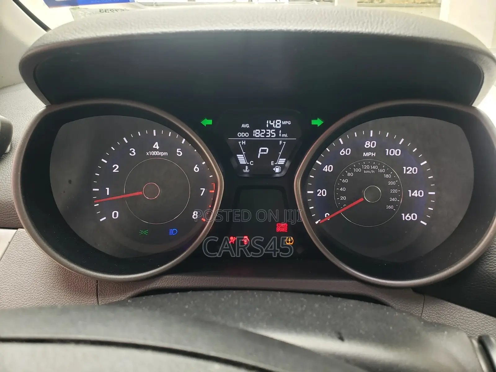 Hyundai Elantra 2013 Blue