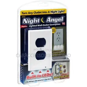 Night Angel Lighted Wall-Outlet Coverplate