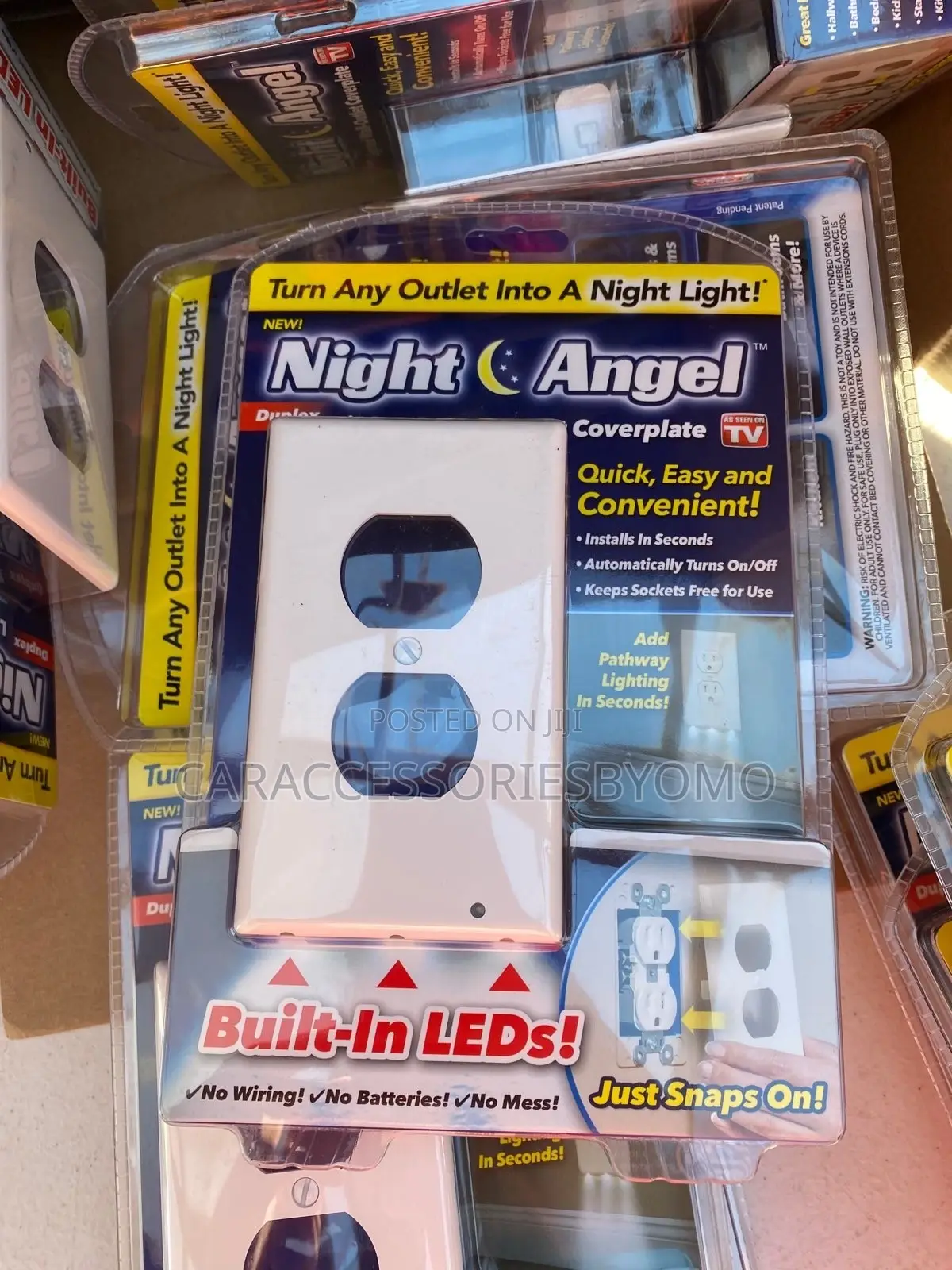 Night Angel Lighted Wall-Outlet Coverplate