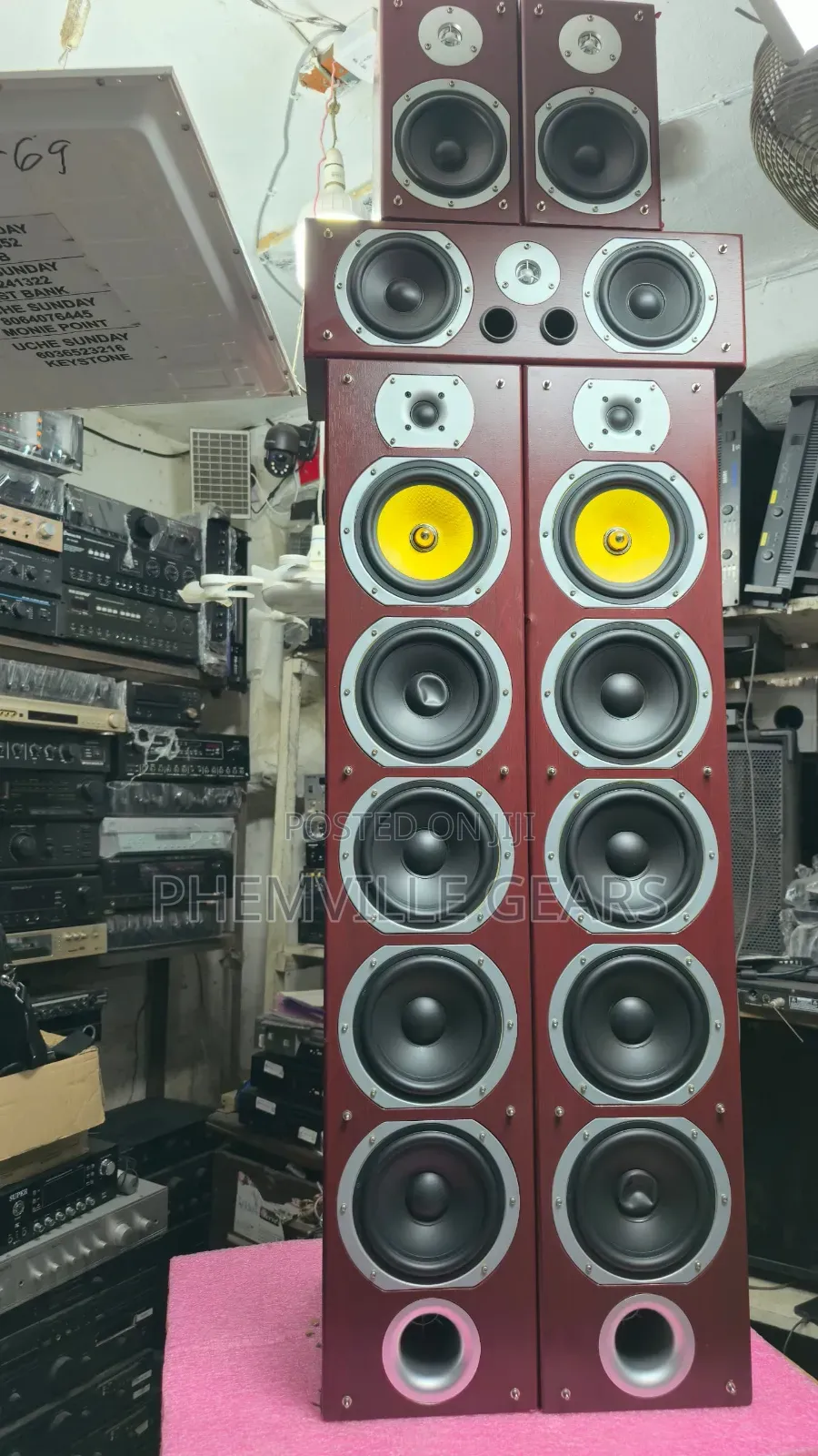 Beng Complete Set Uk Used Tower Speaker