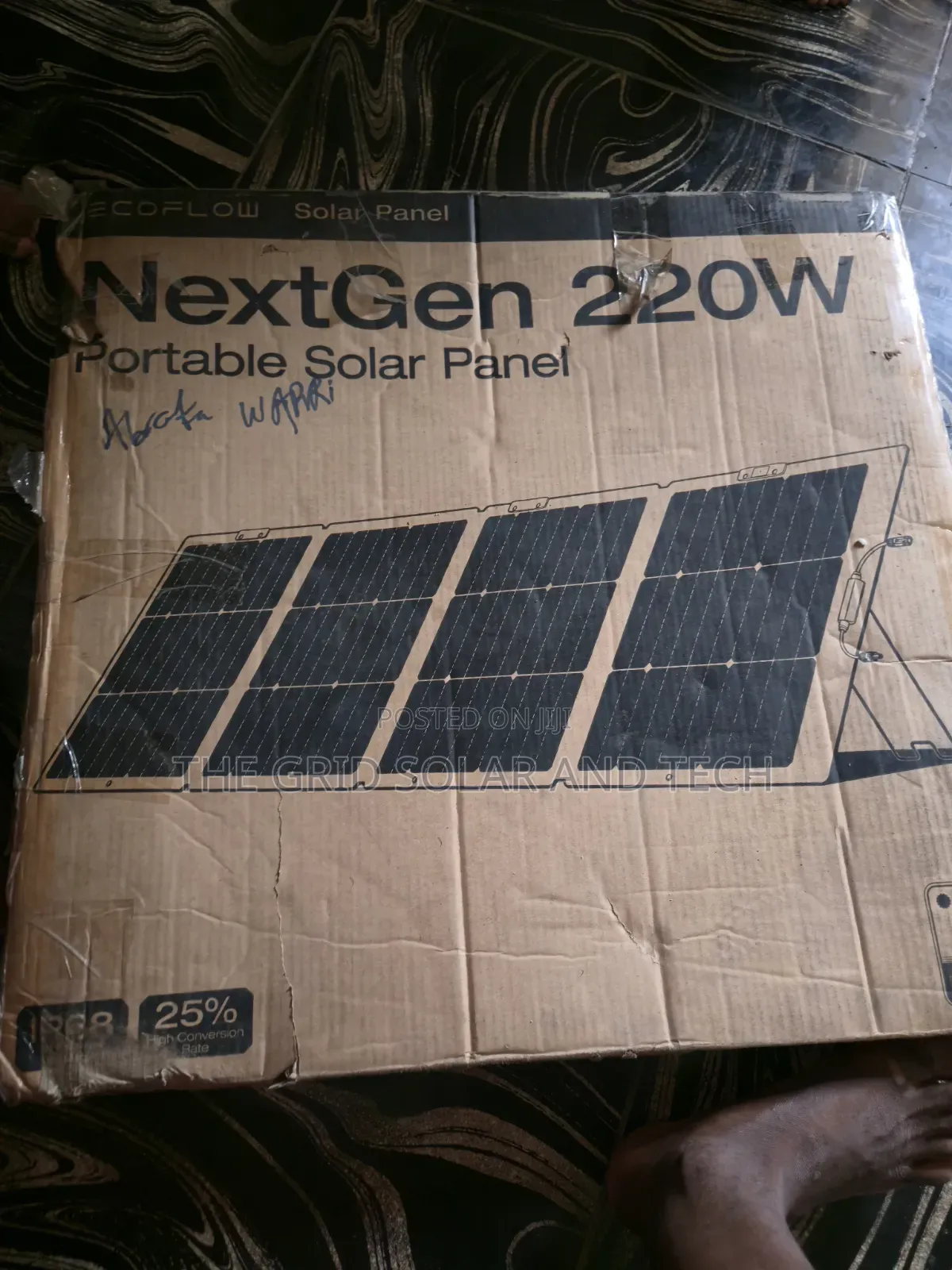 EcoFlow 220W Portable Solar Panel–Bifacial|Monocrystalline|Foldable