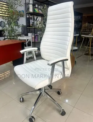 Luxury White Executive Chair