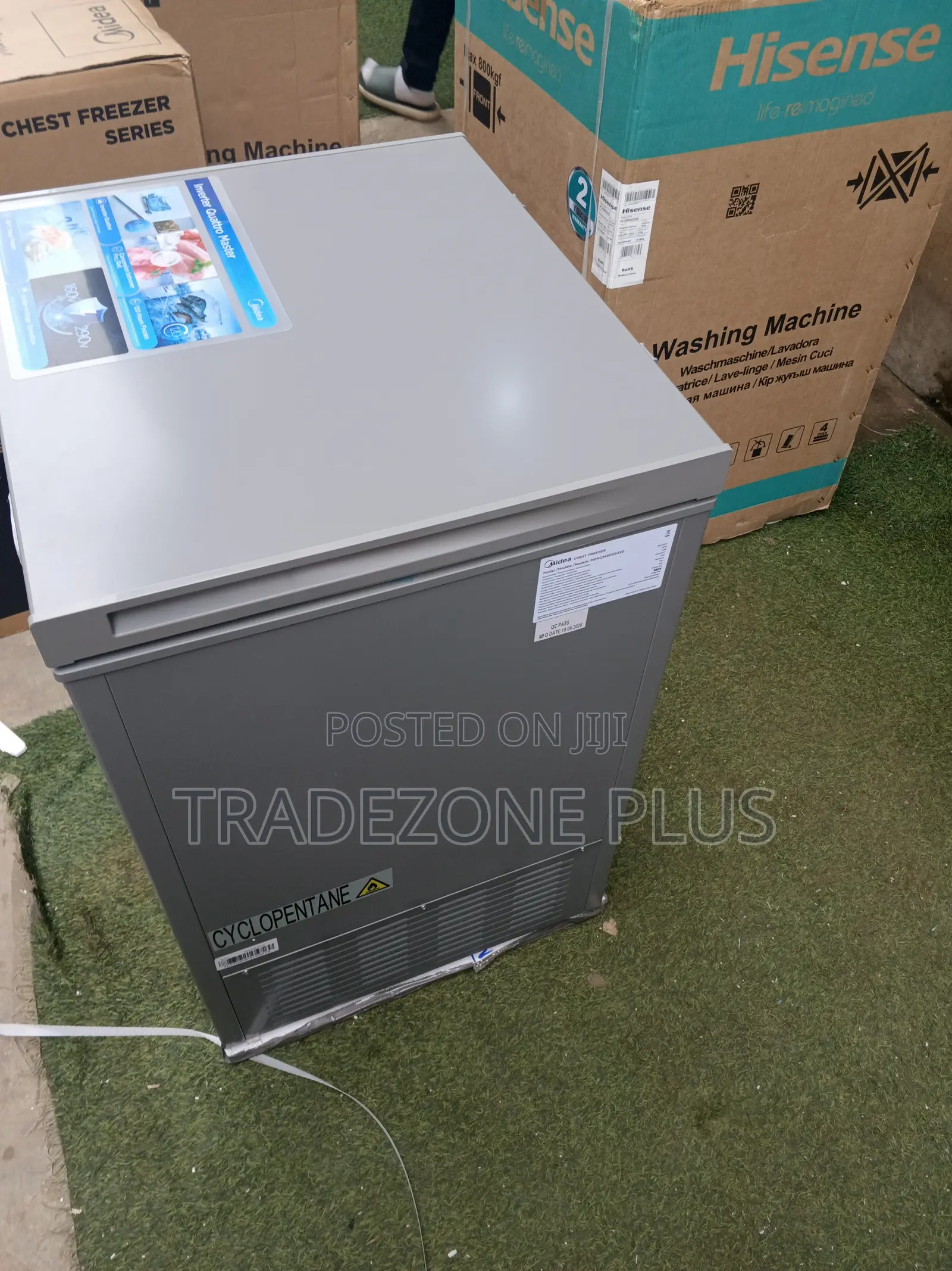 Midea 142L Deep Freezer – Grey