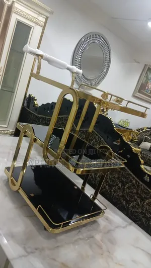Black Mobile Trolley