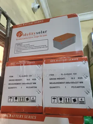 65ah/12v Pidelity Dry Cell Battery