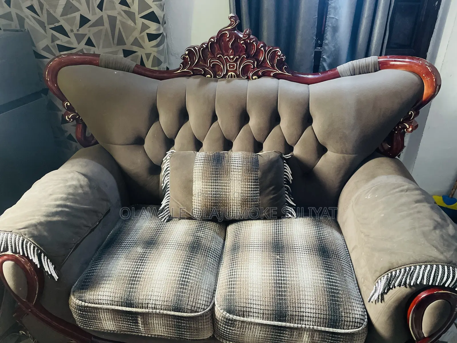 Brown Couch Seat