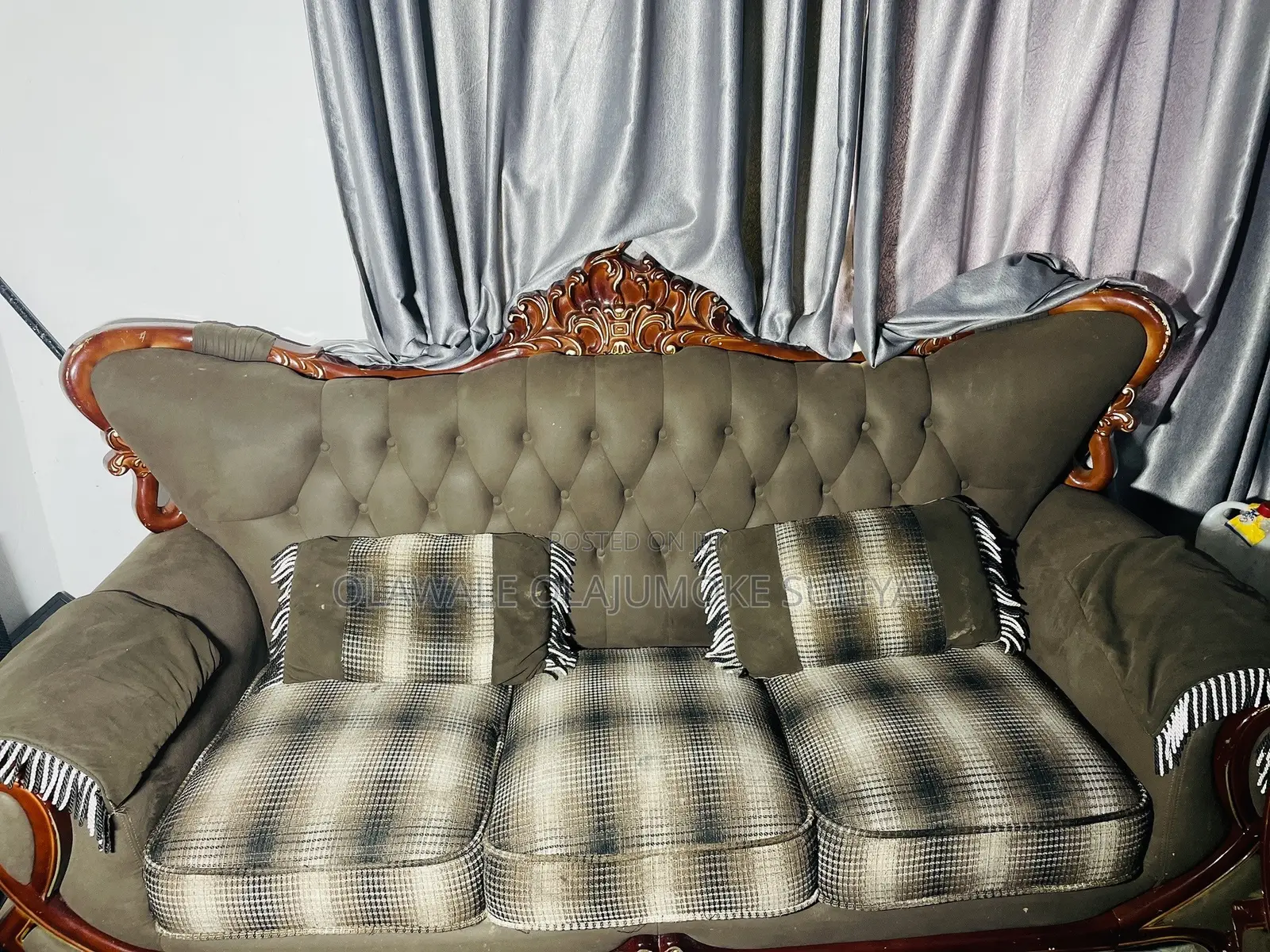 Brown Couch Seat