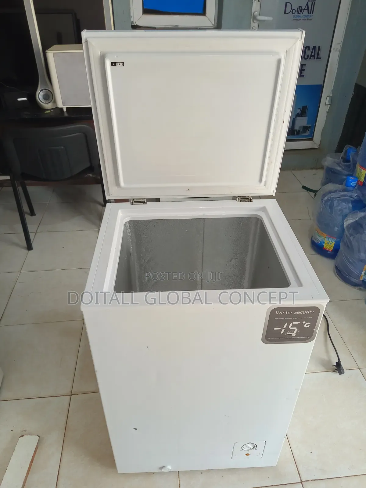 White Freezer