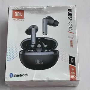 JBL BUDSPOR4 Snug Fit Wireless Bluetooth Bass Earbuds
