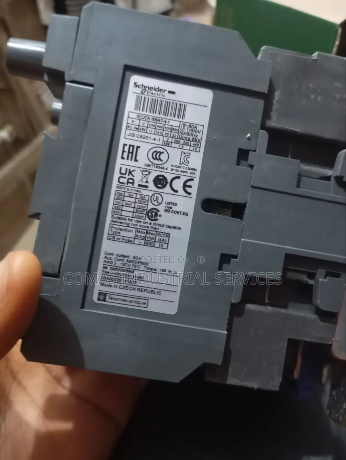 Schneider Electric LC1D40008 TeSys D 4-Pole Contactor 40A