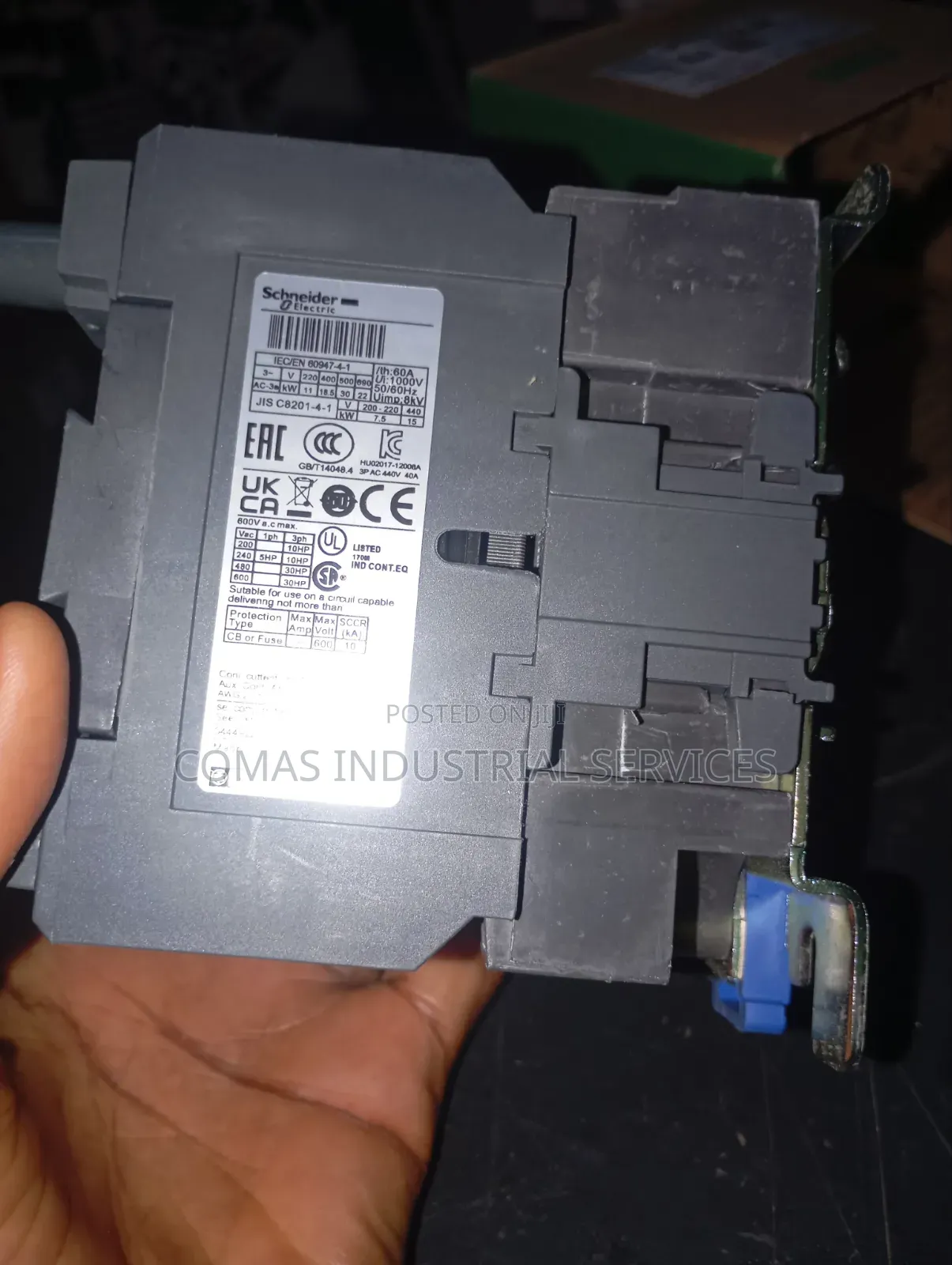 Schneider Electric LC1D40008 TeSys D 4-Pole Contactor 40A