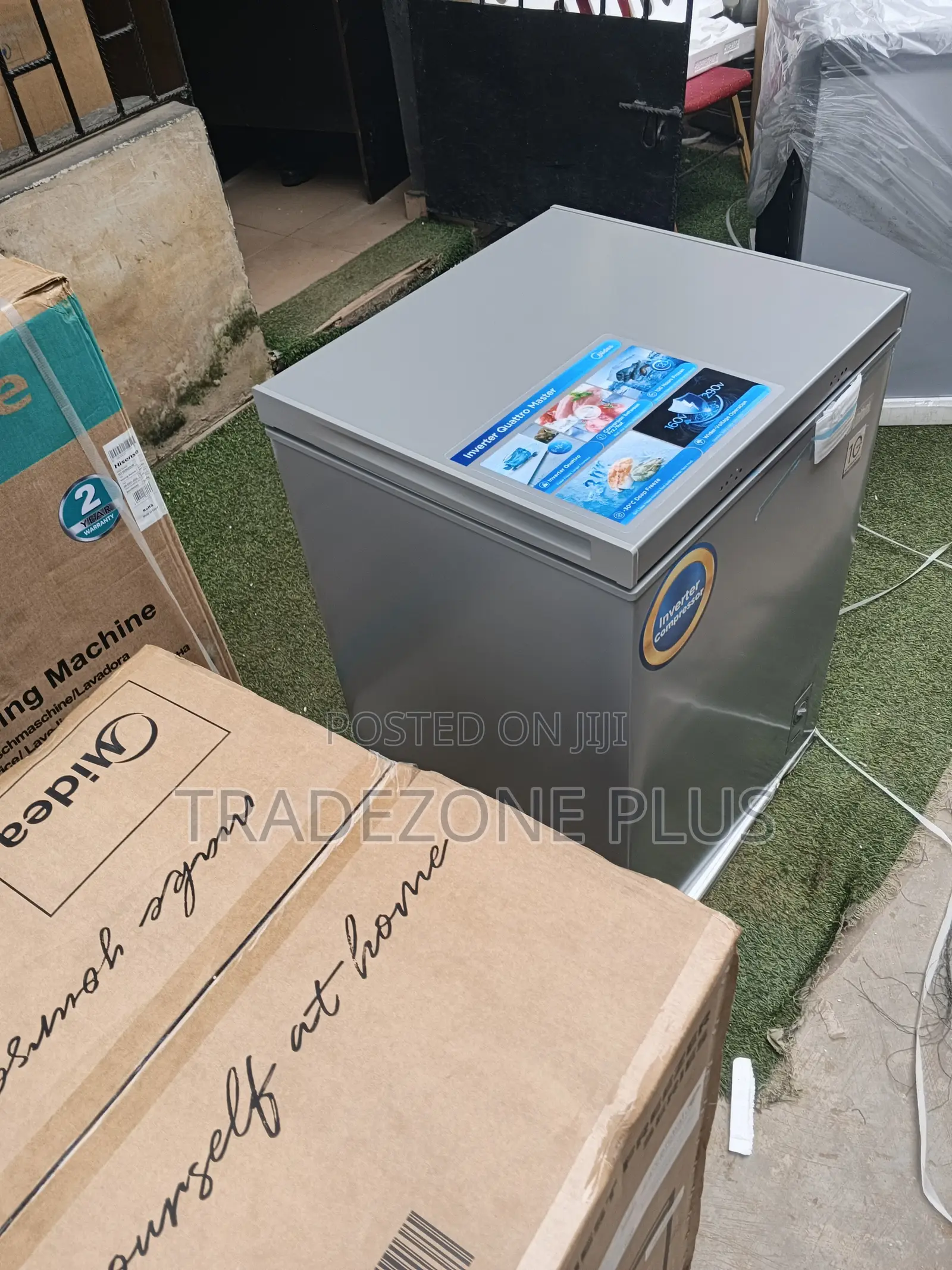Midea 142L Storage Chest Freezer – Grey