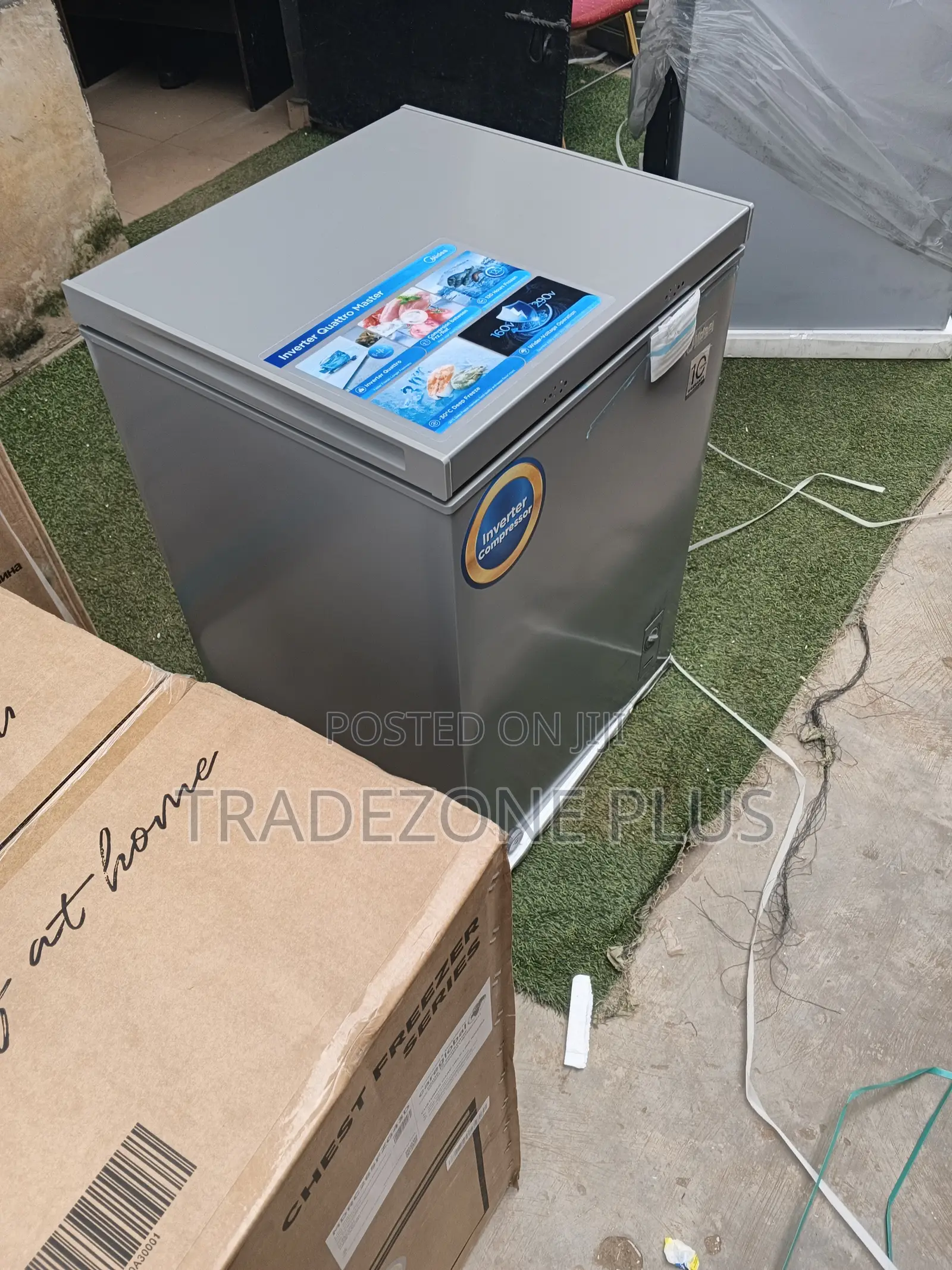 Midea 142L Storage Chest Freezer – Grey
