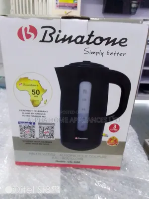 Binatone Kettle 3L Jet Black Colour