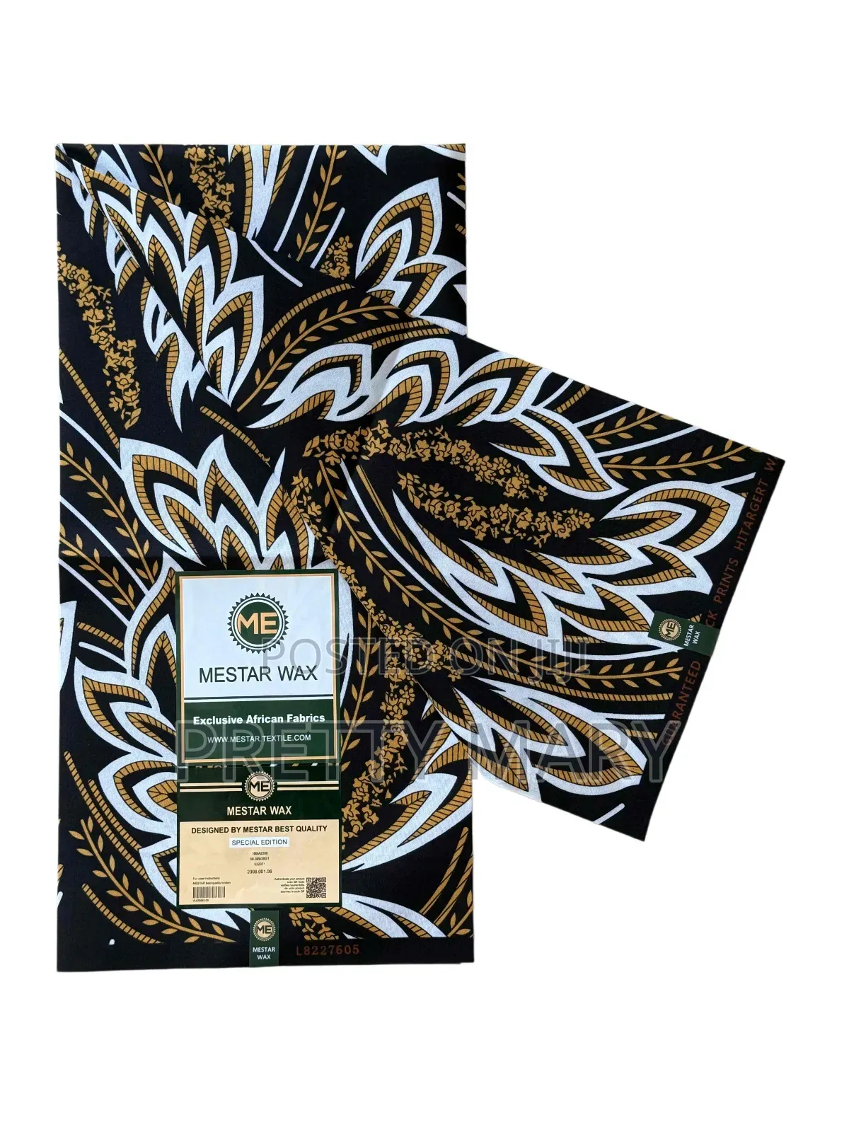 Brown Wax Ankara Fabrics