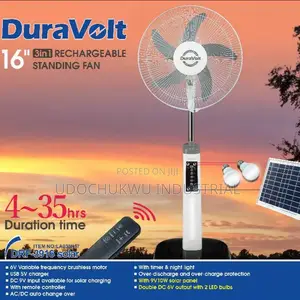 16" Rechargeable Standing Fan