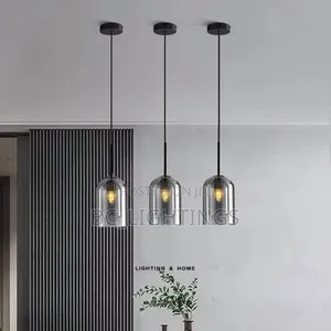 Modern Glass Pendant Light Bedroom Bedside Hanging Lamp Kitchen