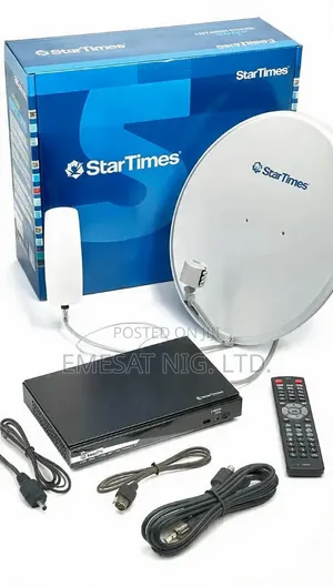 Startimes DTH Decoder, 1 Month Sub and Installation