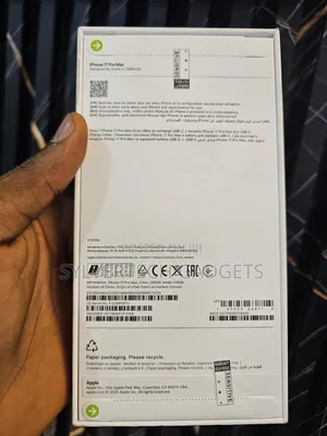 New Apple iPhone 17 Pro Max 256 GB White
