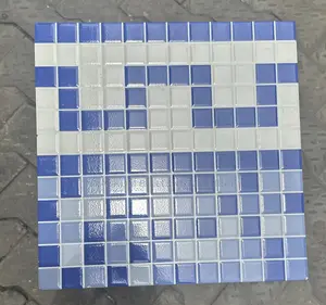 33/33 Marina Azule Glaze Ceramic Pool Tiles