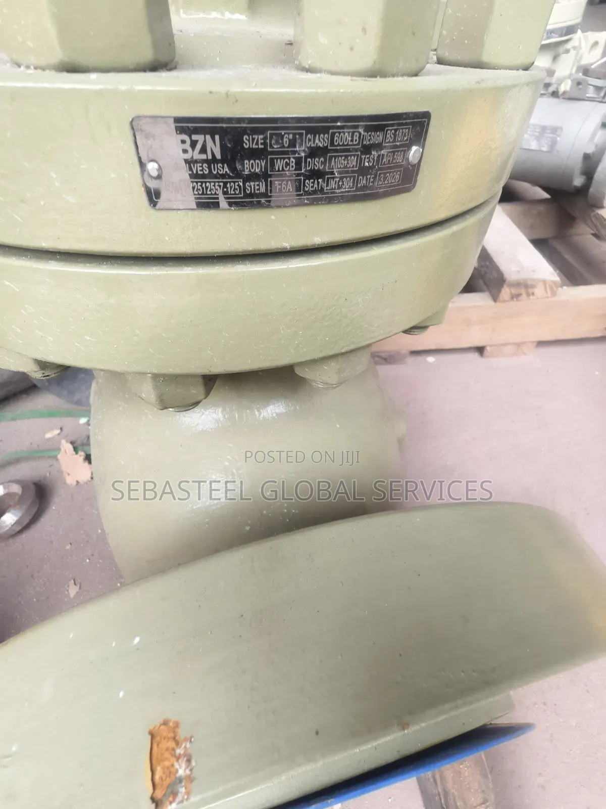 6" Globe Valve Class 600