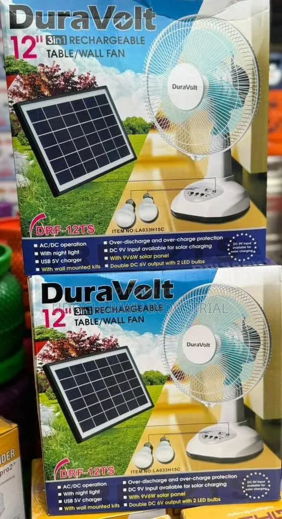 Rechargeable Table Fan