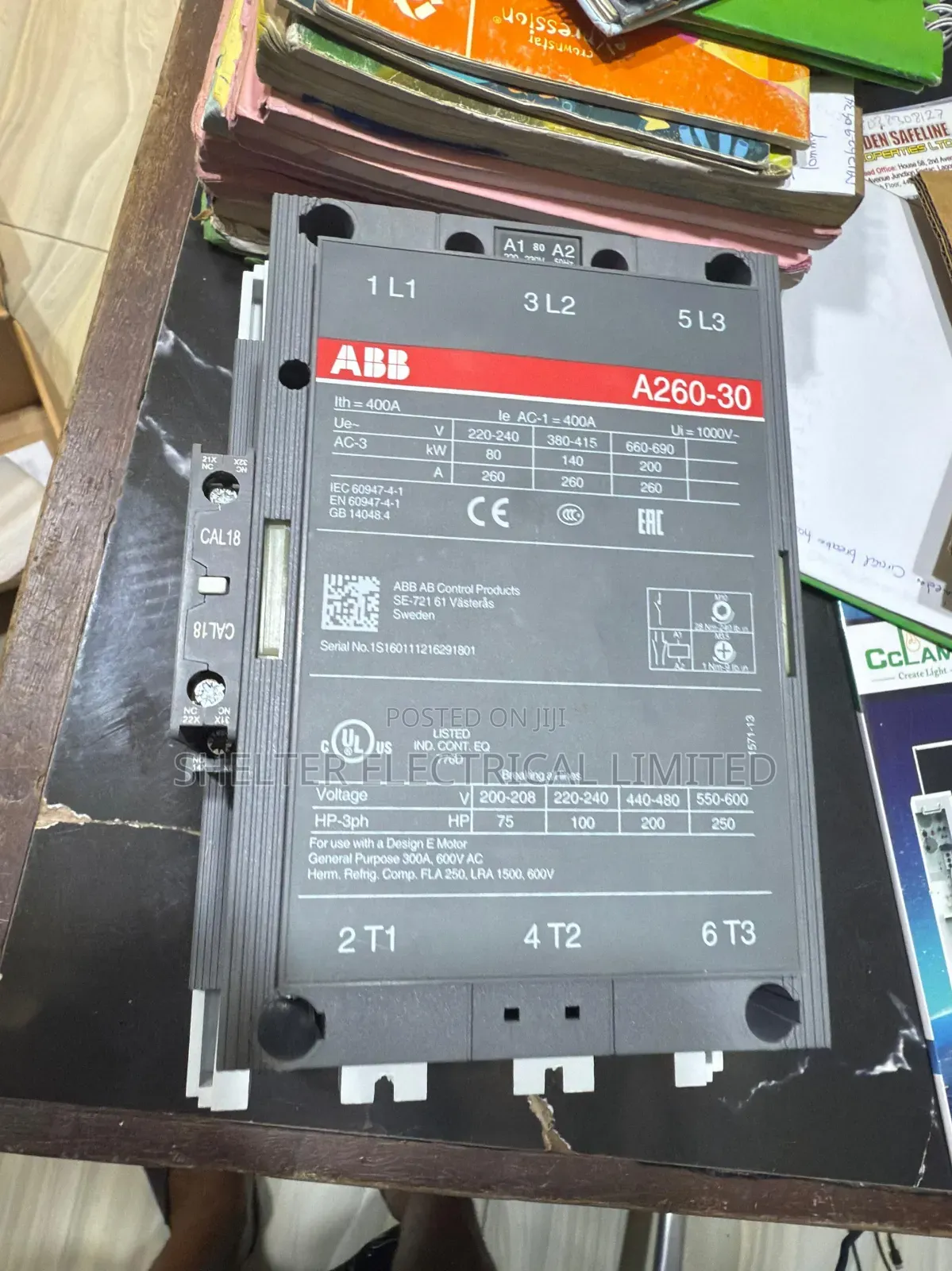 400amp 3pole ABB Contactor