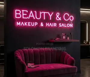 Personalized Neon Sign Light, Wall Decor, LED Business Signs,