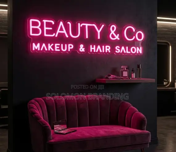 Personalized Neon Sign Light, Wall Decor, LED Business Signs,