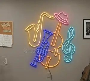 Personalized Neon Sign Light, Wall Decor, LED Business Signs,
