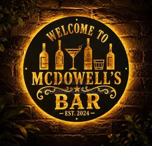 Personalized Neon Sign Light, Wall Decor, LED Business Signs,