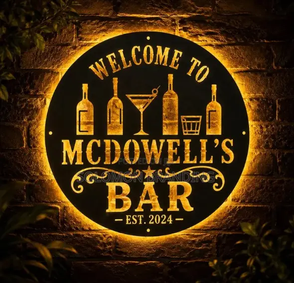 Personalized Neon Sign Light, Wall Decor, LED Business Signs,