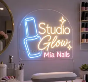 Personalized Neon Sign Light, Wall Decor, LED Business Signs,
