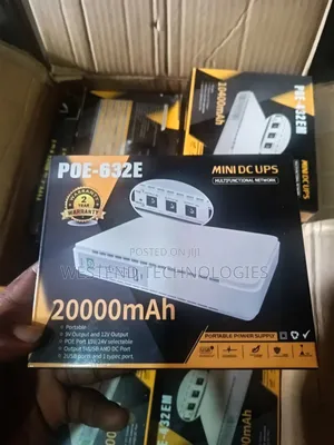 20,000MAh Router Power Bank Mini UPS for CCTV, PS4, Cameras Etc