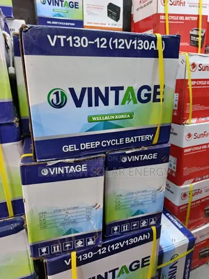 130ah 12v Vintage Solar Battery