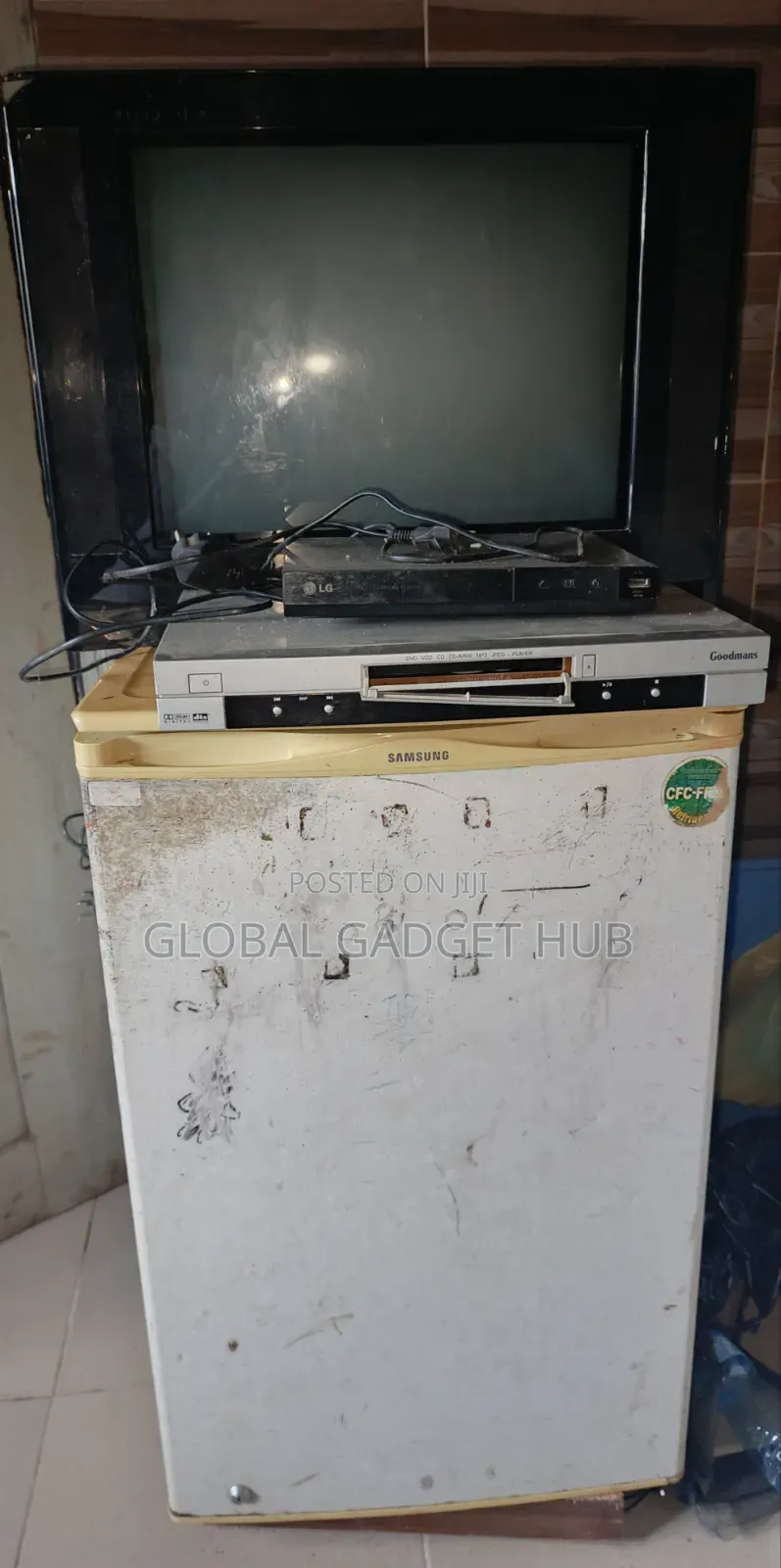 Fridge, Television, Microwave,dvds