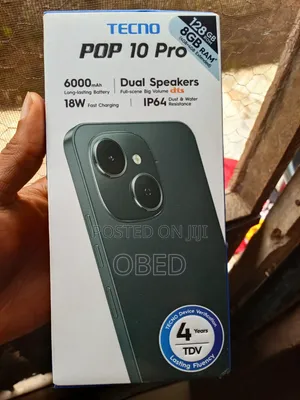Tecno Pop 10 Pro 128 GB Black