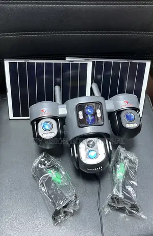 AOV 4G LTE Ultra HD Triple Lens Solar PTZ Camera.