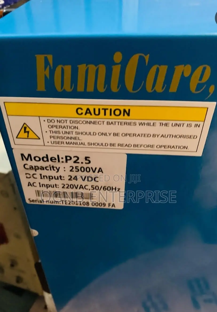 2.5kva 24v Famicare Inverter