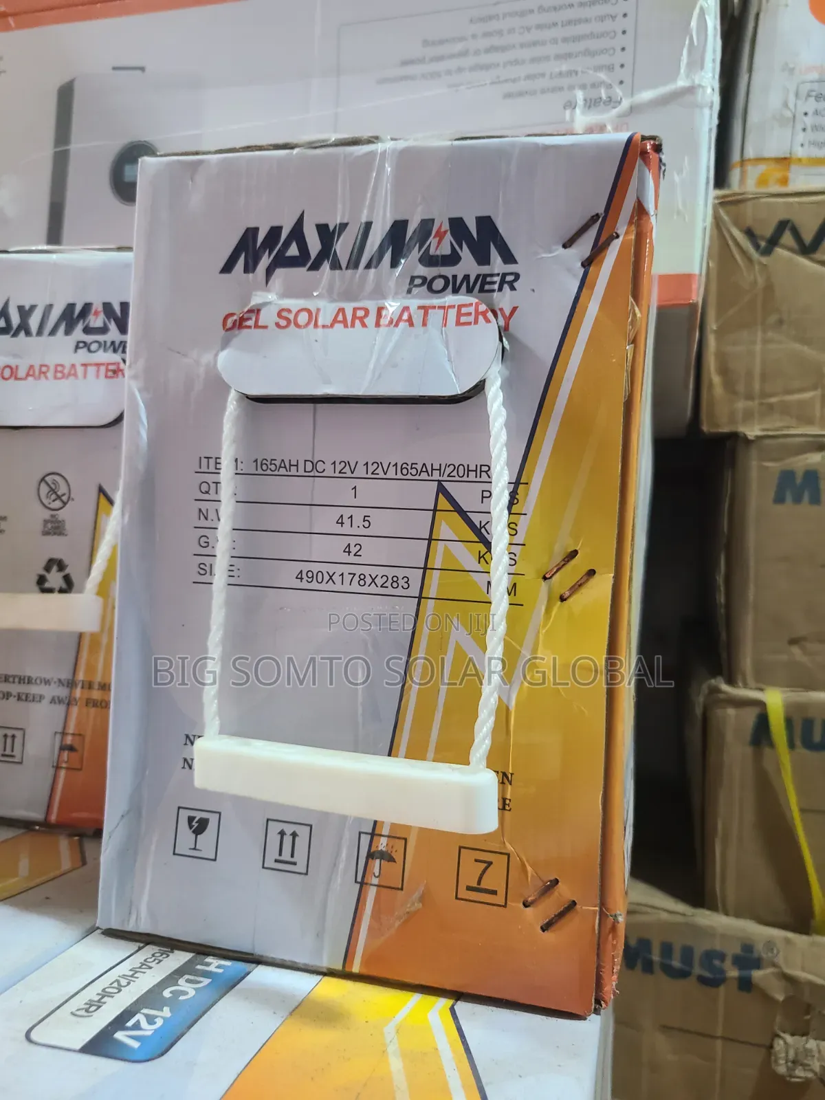 165ah/12v Maximum Dry Cell Battery