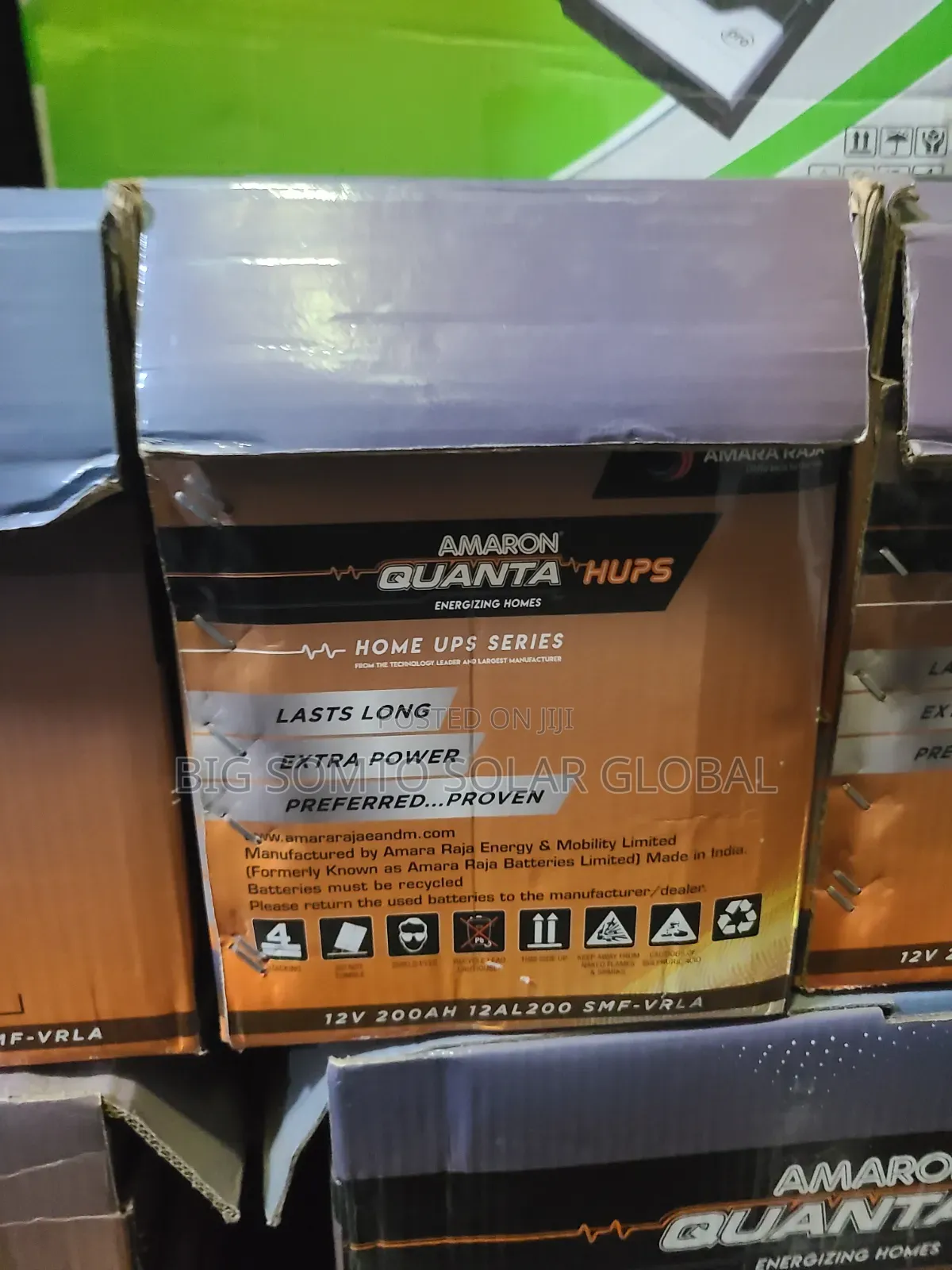 200ah/12v Amaron Quanta Dry Cell Battery