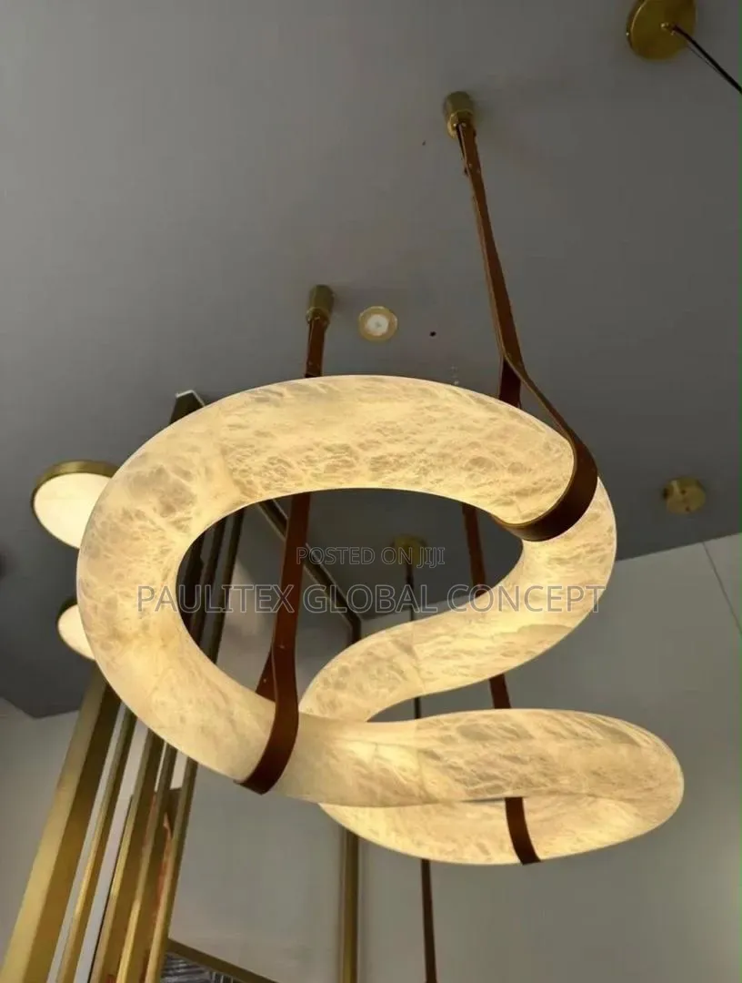 Alabaster Infinity Pendant Chandelier