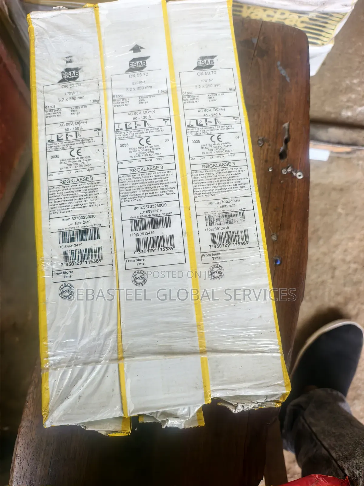E7016 Low Hydrogen Welding Electrode Esab