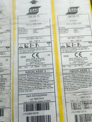 E7016 Low Hydrogen Welding Electrode Esab