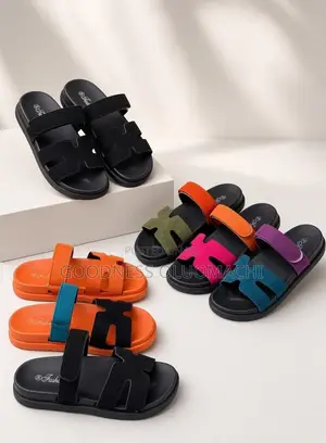 Hermes Leather Slippers