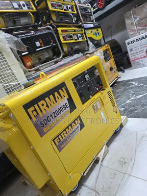 A Brand New Firman Diesel Soundproof Gen 1years 100%copper Coil 10kva