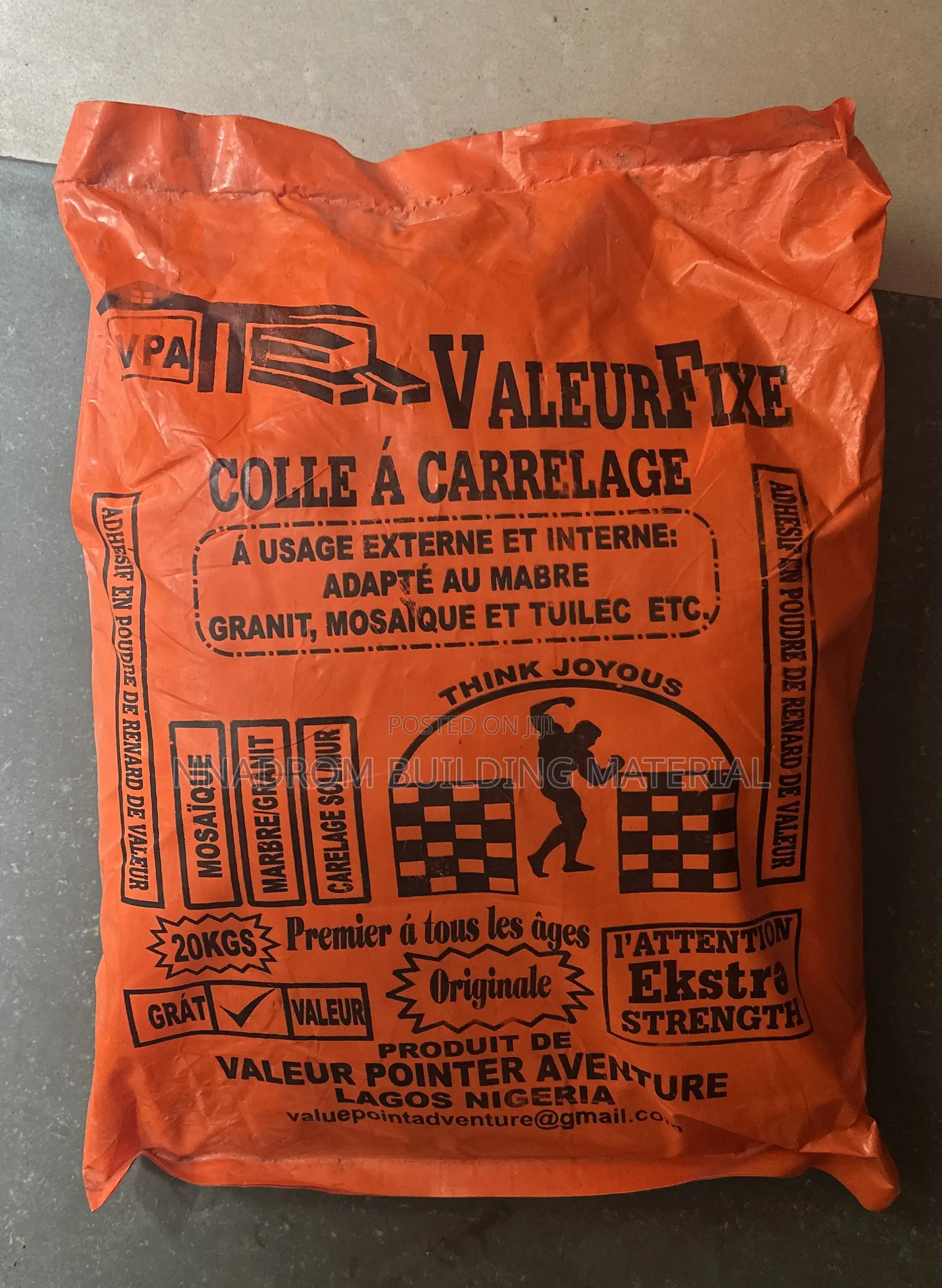 20kg Valuefix Tile and Mosaic Gum Cement