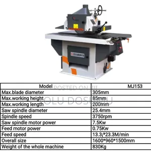 Automatic Rip Saw for Wood