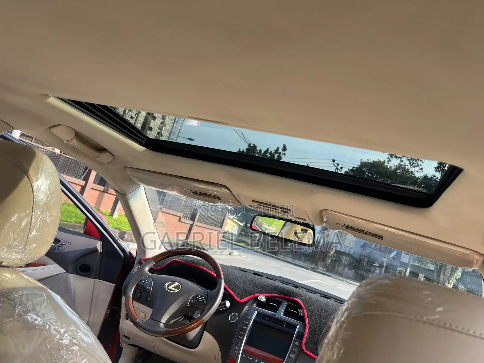 Lexus ES 350 2012 Red