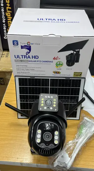 Ultra HD Dual Lens Solar PTZ Camera